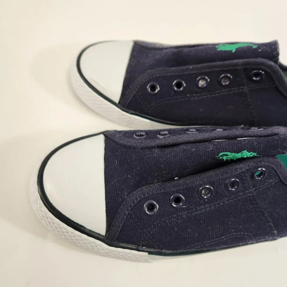 Polo Ralph Lauren Kids Shoes  Ryland Navy Blue Size USA 1 - Picture 7 of 7